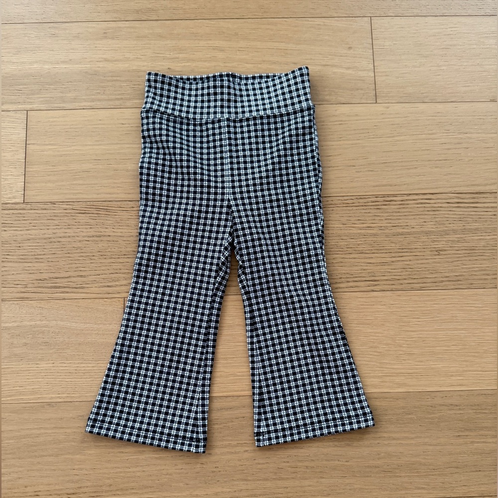 J. Crew Crewcuts Black and White Gingham Disco Pants